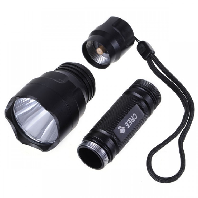 Led Chip High Power Led Flashlight Electronic C8 288 Torch Free