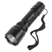 Powerlight 039D Cree Q3-WC 3-Mode 230-Lumen LED Flashlight (3*AAA) - Black