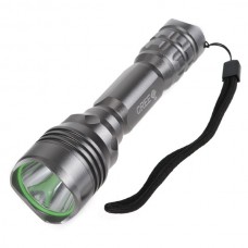 Smile Sun M9 Q5 LED Flashlight Torch with Strap 1*18650-Black