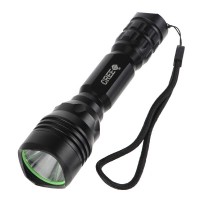 Smile Sun M9 Q5 LED Flashlight Torch with Strap 1*18650-Grey