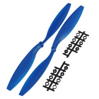 12x4.5" 1245 1245R CW/CCW Blade  Rotating Propeller For MultiCoptor-Blue