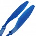 12x4.5" 1245 1245R CW/CCW Blade  Rotating Propeller For MultiCoptor-Blue