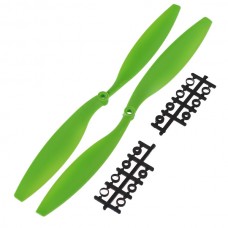 12x4.5" 1245 1245R CW/CCW Rotating Propeller For MultiCoptor-Green