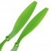 12x4.5" 1245 1245R CW/CCW Rotating Propeller For MultiCoptor-Green