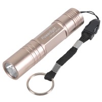 Powerlight HX-G011 High Brightness Aluminum Alloy LED 1W Flashlight Torch 1 x AA