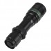 Super Bright Gree LEDTorch with Dimmer & Clip 3xAAA Waterproof  Flashlight