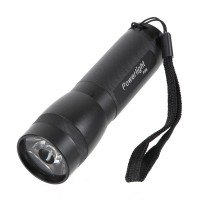 Powerlight P35 1W 5V Flashlight 3xAAA Battery Torch