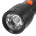 B28 Super Bright Cree LED Torch 3xAAA Battery Flashlight  - Black