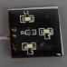 SF-0933-1 6 SMD LED Car Automobile Vehicle Light Square Shape White