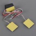 SF-0933-1 6 SMD LED Car Automobile Vehicle Light Square Shape White