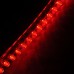 24cm Waterproof Flexible LED Strip Light 24 LEDs Light Strip Bar-Red