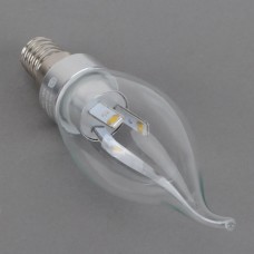 E14  LED Warm White Light Clear Bulb Lamp 3.2W 220-240VAC
