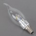 E14  LED Warm White Light Clear Bulb Lamp 3.2W 220-240VAC