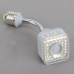 E27 220V 5W 39 LED Flexible Infrared PIR Sensor Automatic Lamp Light Bulb