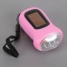 Super Bright 3-LED Flashlight Rechargeable Torch Dynamo Solar Power Torch