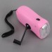 Super Bright 3-LED Flashlight Rechargeable Torch Dynamo Solar Power Torch