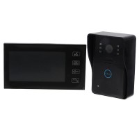 High Defination 7" Color TFT LCD Wireless Video Door Phone Indoor and Outdoor Set