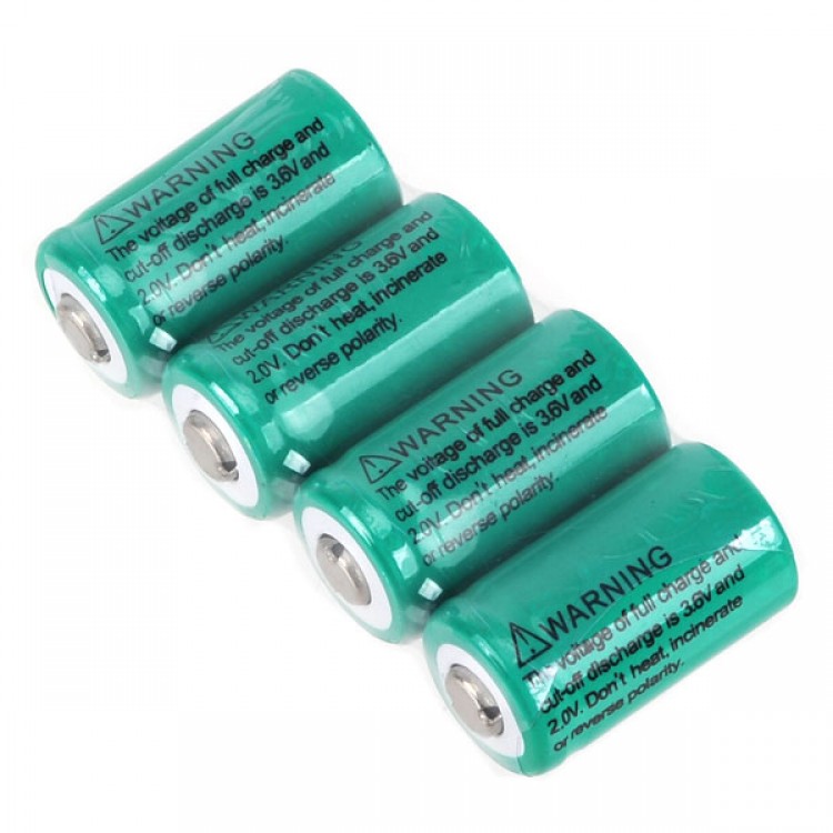 4 PCS Ultrafire CR2 3.0V 15270 800mAh Battery Free Shipping ThanksBuyer