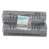 2PCS Grey Trustfire 14500 900mAh 3.7V Protected Li-ion Rechargeable Battery