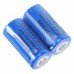 2PCS 16340 3.6V 900mAh Rechargeable Battery