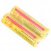 UltraFire 18650 3.7V Rechargeable Lithium Battery 3600mAh Yellow