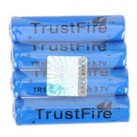 TrustFire 10440 600mAh 3.7V Rechargeable Battery 4 Pcs Battery