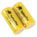 SpiderFire 3.7V 1000mAh 16340 Protected Battery x2