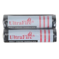 UltraFire BRC 18650 3.7V 3600mAh Protected Rechargeable Battery 2Pcs