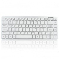 87-Key Bluetooth V2.0 Wireless Qwerty Keyboard + Silicone Protective Cover For Ipad Silver