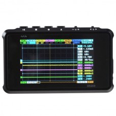 Portable Mini ARM Cortex M3 DSO203 Digital Storage Oscilloscope Black