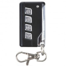 Universal RF Wireless 4 Button Metal Remote Controller For Car For Home Appliance with Keychain Key Ring