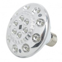 XY-715 E27 1W White 15-LED Rechargeable 1000mAh Voice Actived Light Bulbs