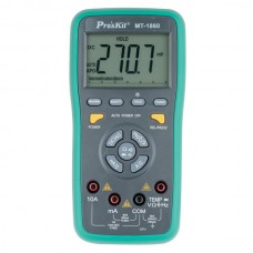 3-5/6 Dual Display DMM w/ USB Connector with Key Touching Automatic Range Multi-function Digital Multimeter MT-1860