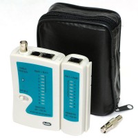 R45 UTP/STP and RJ11/12 3-in-1 Network and Phone Cable Tester