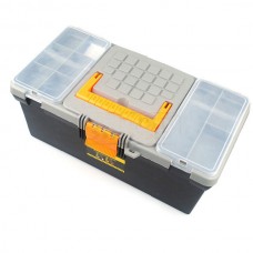 16" Portable Storage Box Tool Kit Case Miyo Detachable Multi-function Bag Tool Suitcase