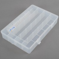 X-LargeTransparent 24 Slots Storage Box Tool Kit Case Miyo Detachable Multi-function Box