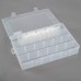 X-LargeTransparent 24 Slots Storage Box Tool Kit Case Miyo Detachable Multi-function Box