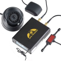 TK106B GPS GSM Tracker Car Alarm with Camera Shock Sensor TF Card Storage