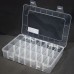 Transparent 24 Slots Storage Box Tool Kit Case Miyo Detachable Multi-function Box