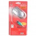 MC Saite 8033 High Precision Optical Mouse Silver and Transparent