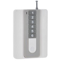 6 Channels 6 Keys Lamp Wireless RF Radio Remote Control 315MHz