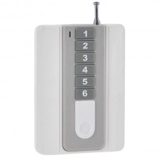 6 Channels 6 Keys Lamp Wireless RF Radio Remote Control 315MHz