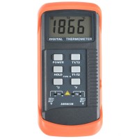 SAMPO DM6802B Dual Two Channel K Type Digital Thermometer