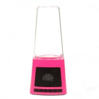 Portable Fountain Style Music Speaker Mp3 Player AuX- in/USB 2.0/SD Pink