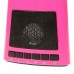 Portable Fountain Style Music Speaker Mp3 Player AuX- in/USB 2.0/SD Pink