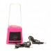 Portable Fountain Style Music Speaker Mp3 Player AuX- in/USB 2.0/SD Pink