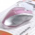 MC Saite Optical Mouse with Retractable Cable Pink and Silver
