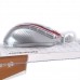 MC Saite Optical Mouse with Retractable Cable Red and Silver