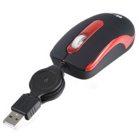 MC Saite 079 High Precision Optical Mouse Black and Red