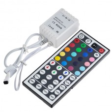 44-Key IR Remote Controller for RGB LED Light Strip 12V Common Anode